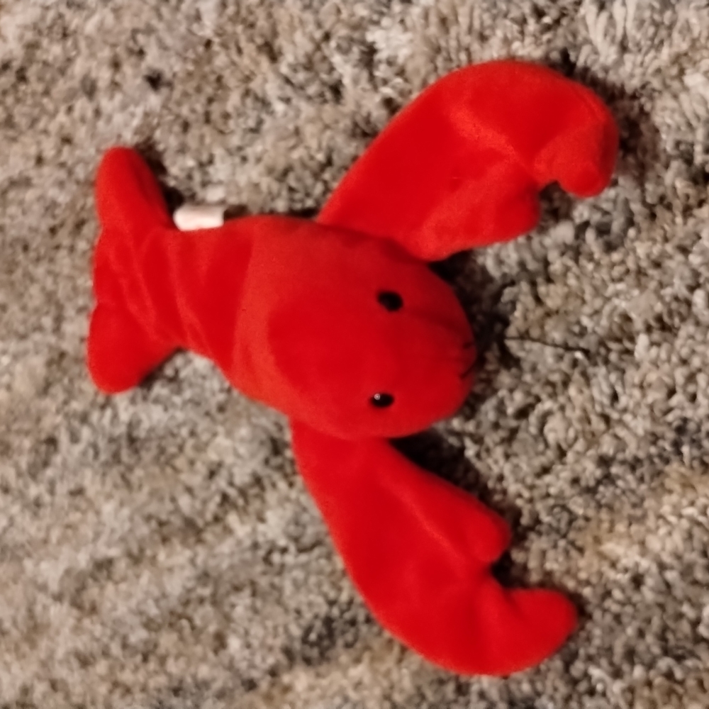 ✓TY Beanie Baby "Pinchers" the Red Lobster Plush - Picture 2 of 14